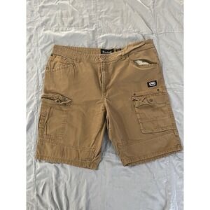 Ecko Unltd Cargo Short Mens 40 Tan‎ Outdoor Utility Workwear Lightweight